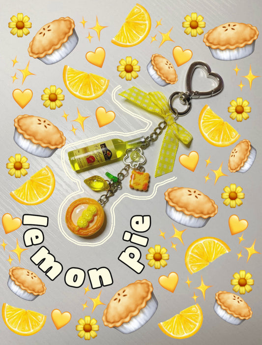 Lemon Pie Keychain