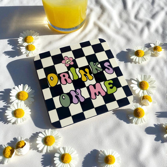Drinks On Me Coaster Set
