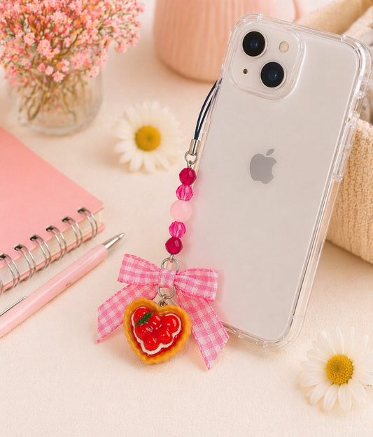 Cherry Pie Phone Charm