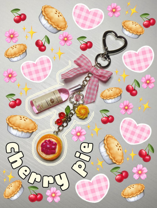Cherry Pie Keychain