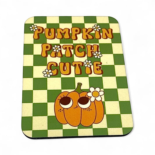 Pumpkin Patch Cutie Green Magnet