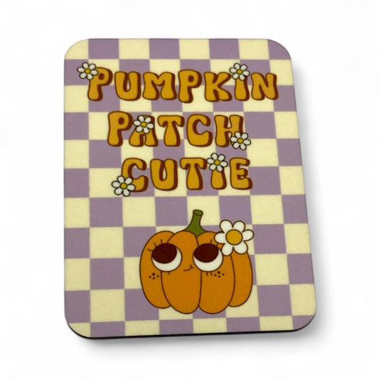 Pumpkin Patch Cutie Purple Magnet