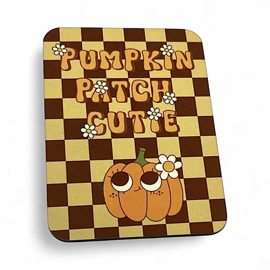Pumpkin Patch Cutie Brown Magnet