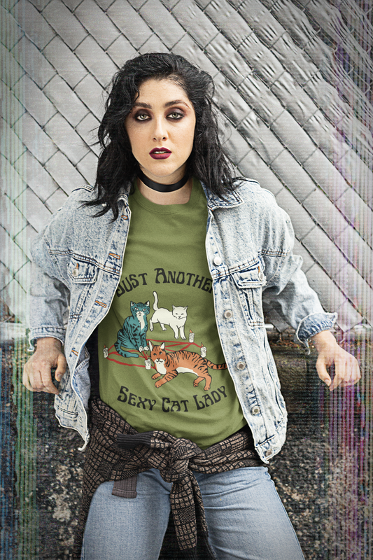 Sexy Cat Lady Graphic Tee