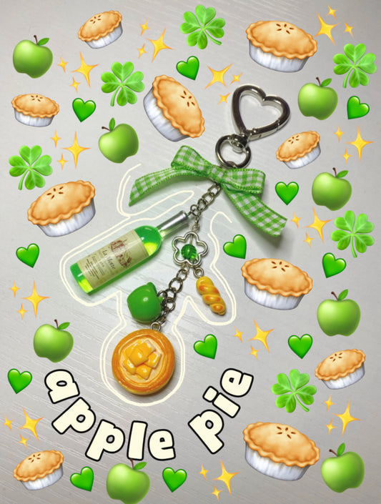 Apple Pie Keychain