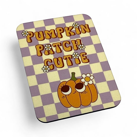 Pumpkin Patch Cutie Purple Magnet