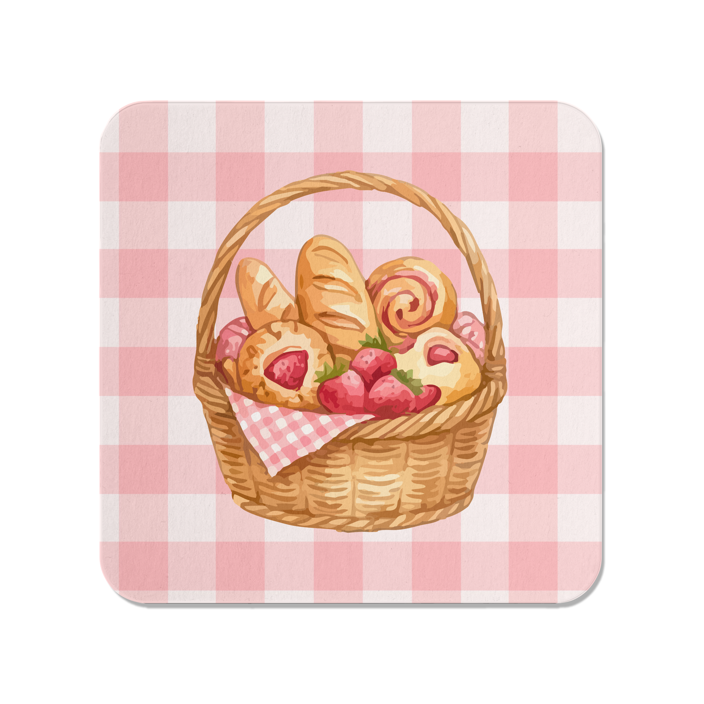 Bakery Basket Blush Magnet