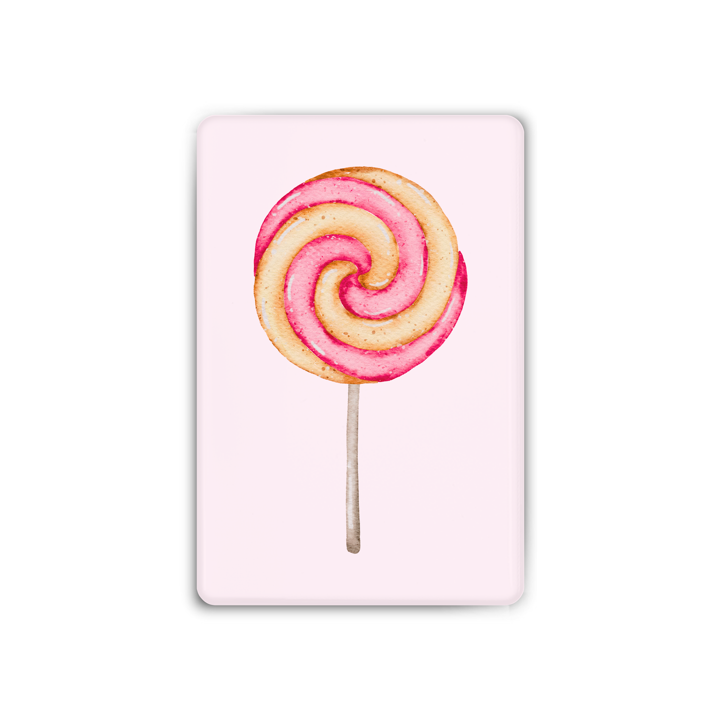 Pink Lollipop Swirl Magnet