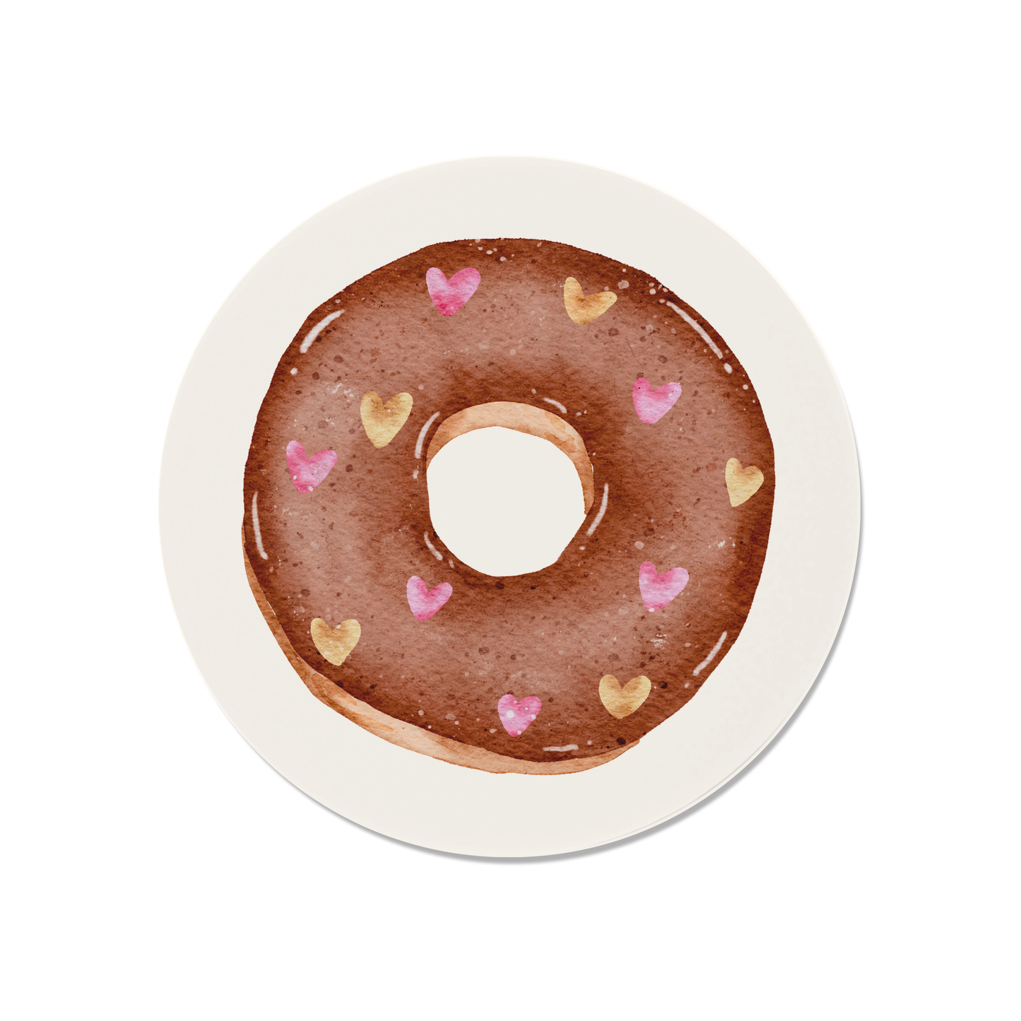Choco Frosting Donut Magnet