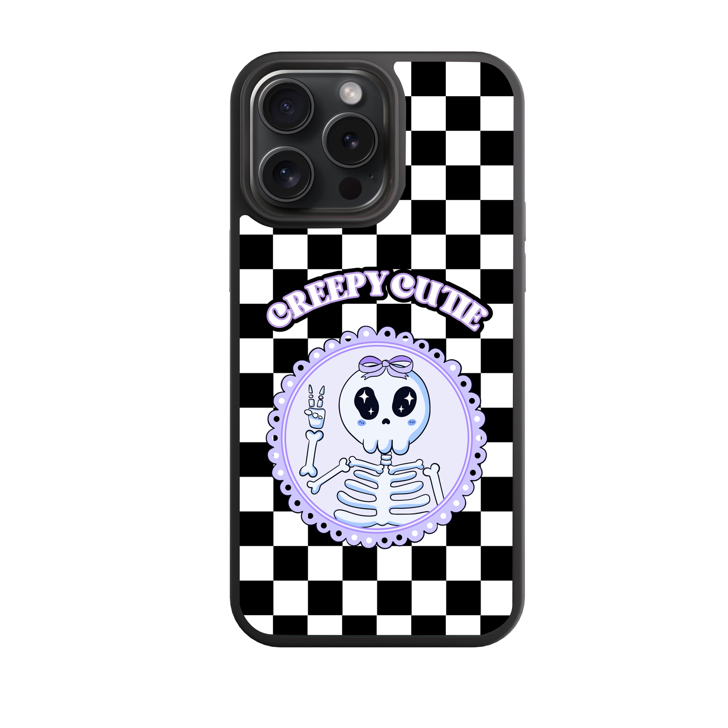 Creepy Cutie White Phone Case