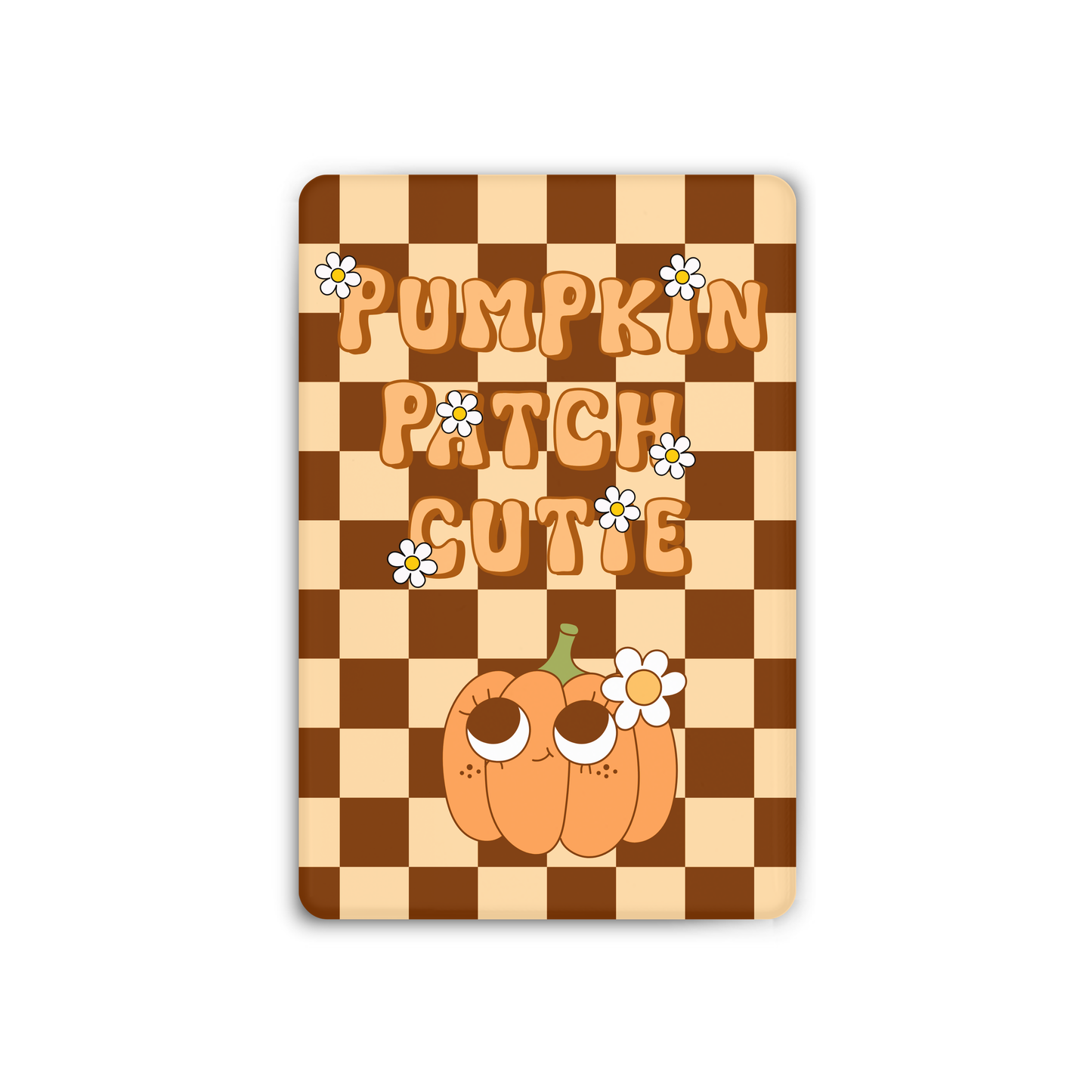 Pumpkin Patch Cutie Brown Magnet