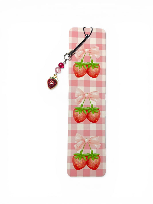 Strawberry Picnic Bookmark