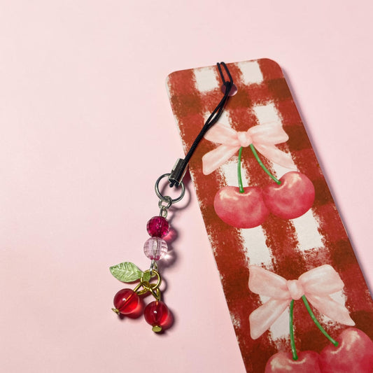 Cherry Picnic Bookmark