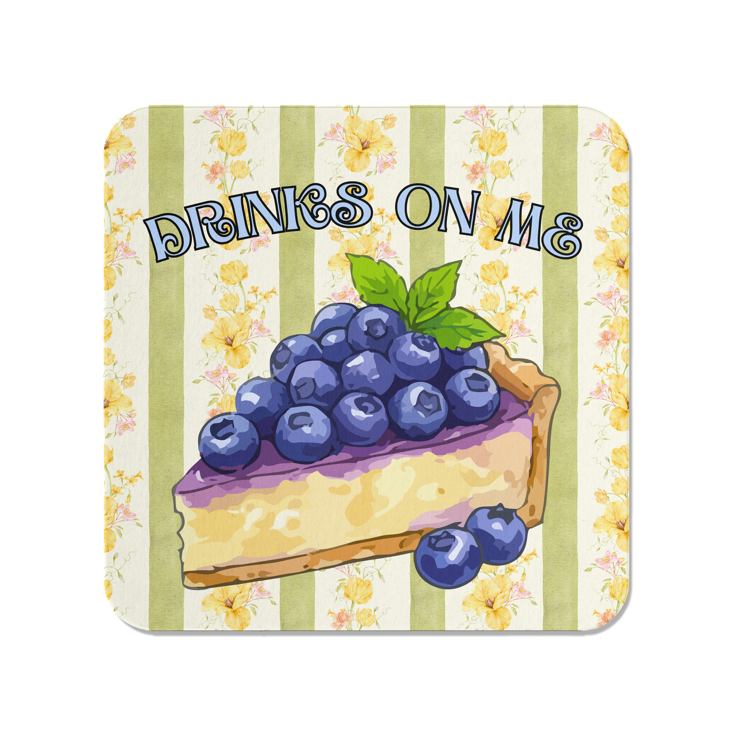 Blueberry Cheesecake Coaster Set