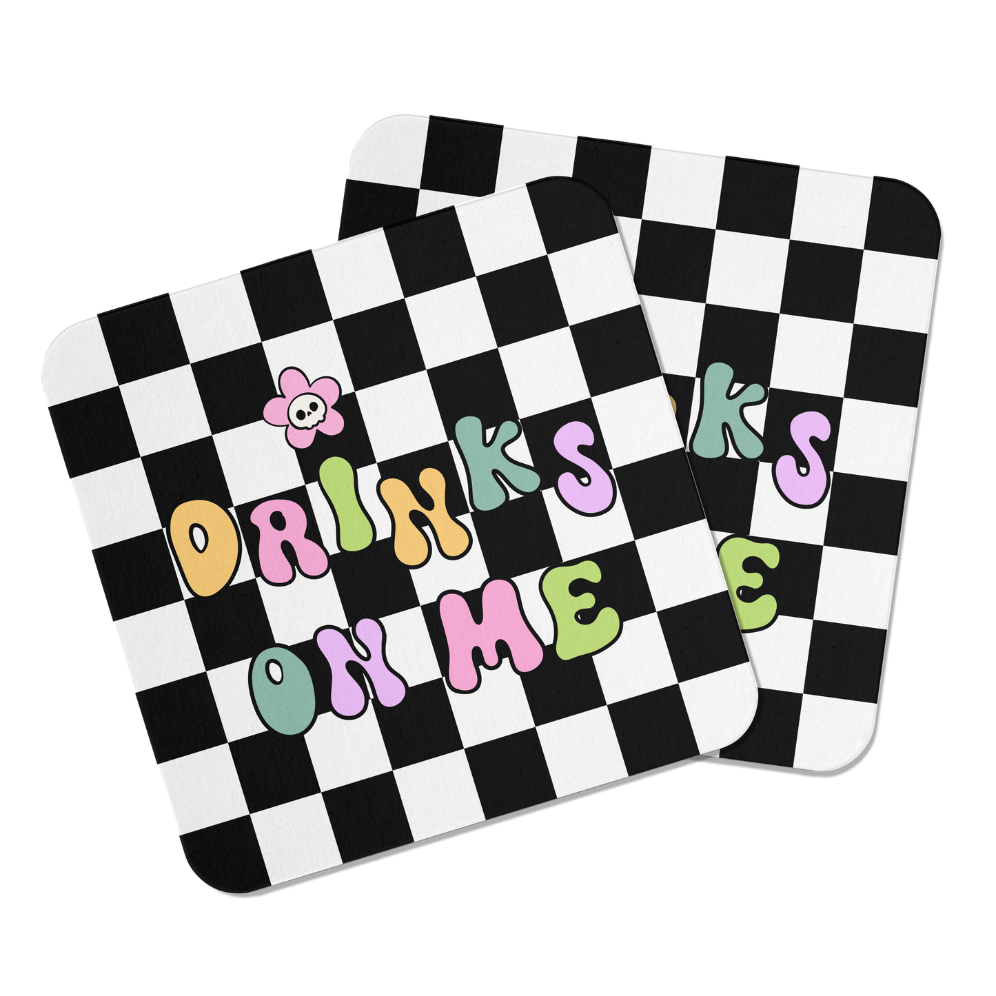 Drinks On Me Coaster Set