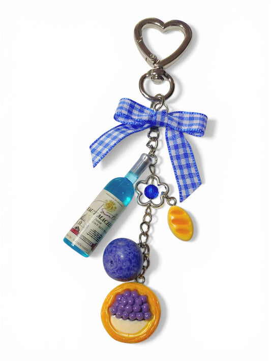 Blueberry Pie Keychain