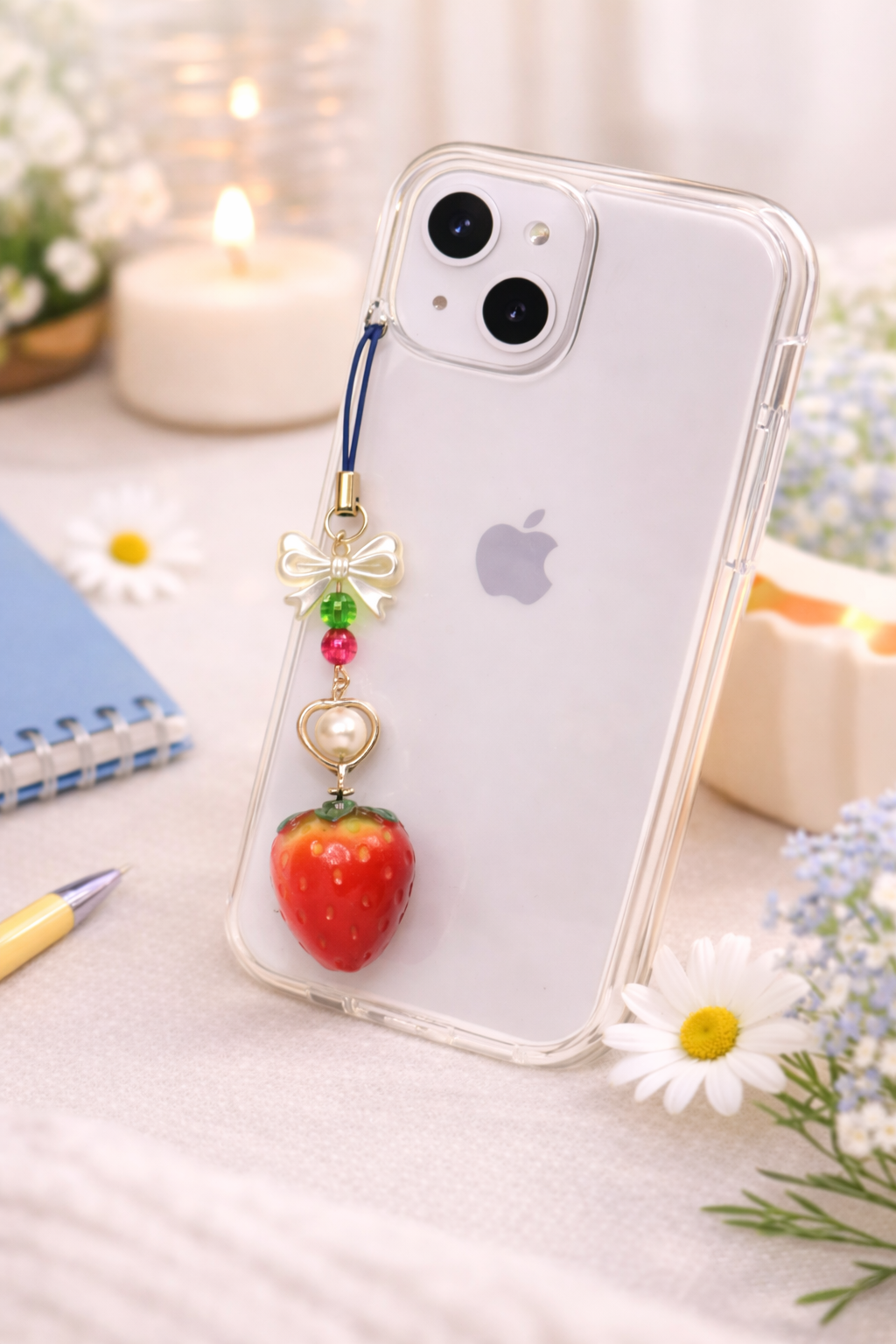 Strawberry Phone Charm
