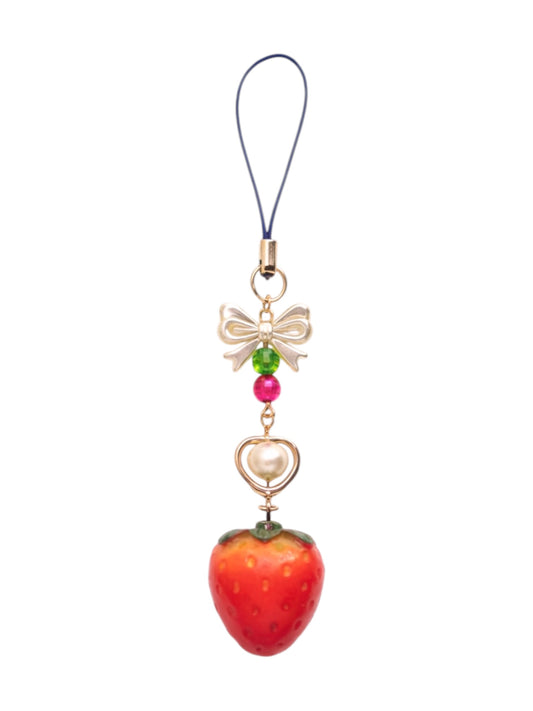 Strawberry Phone Charm