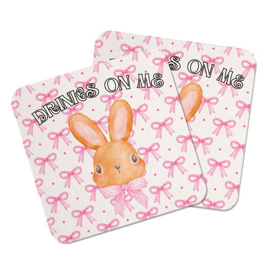 Bows & Bun Coaster Set