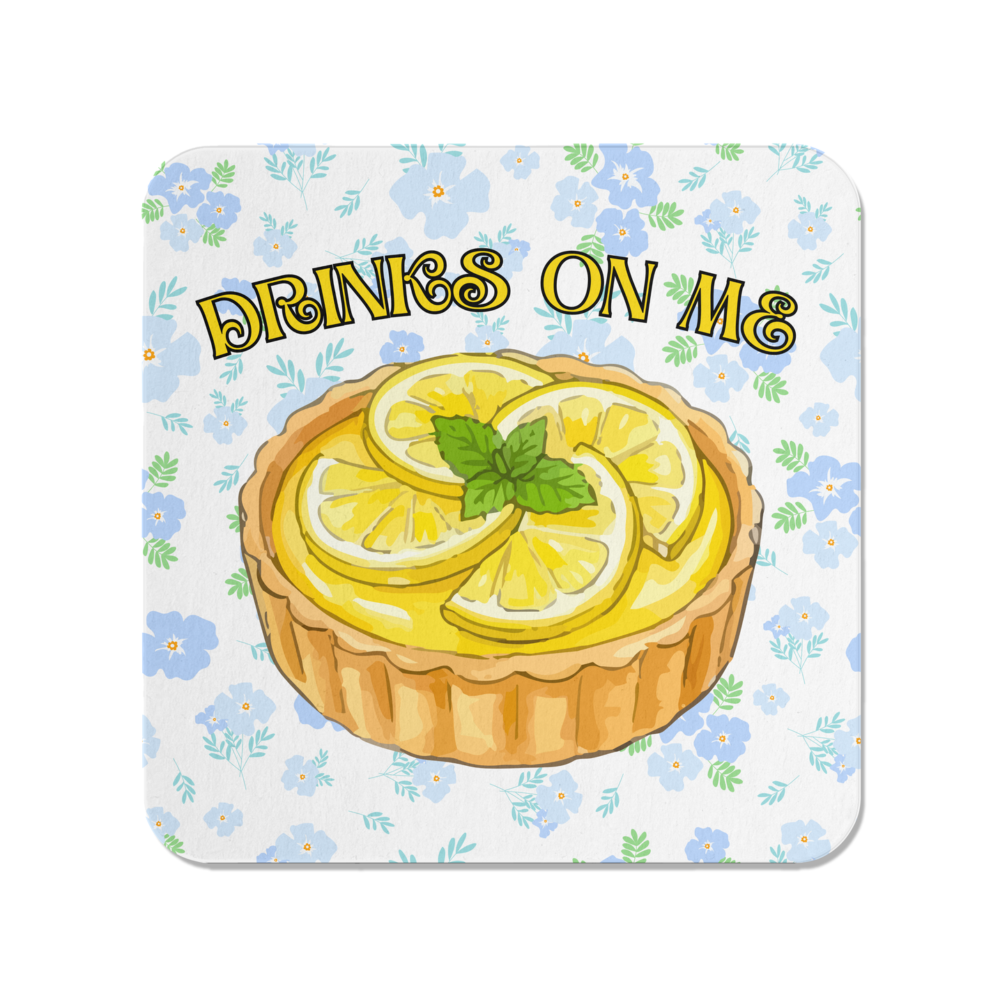 Lemon Tart Coaster Set