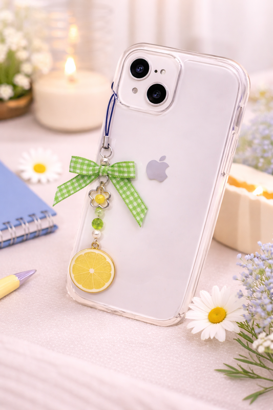Lemon Slice Phone Charm