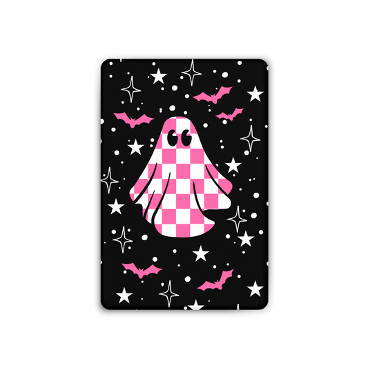 Checkered Ghost Pink Magnet