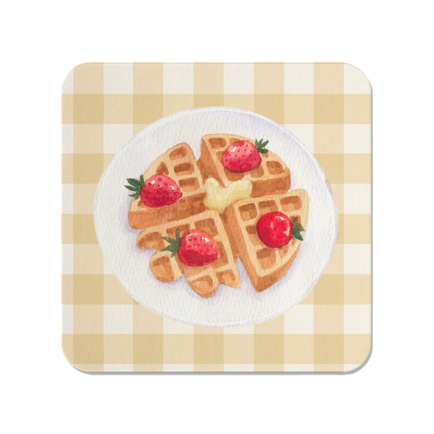 Plate of Waffles Magnet
