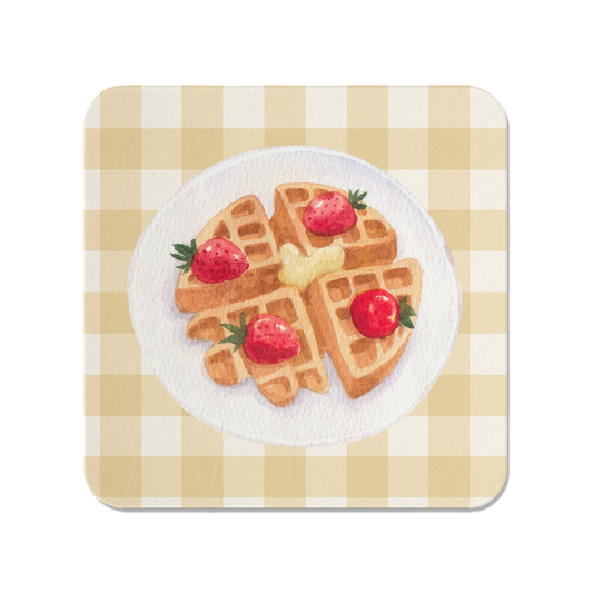 Plate of Waffles Magnet