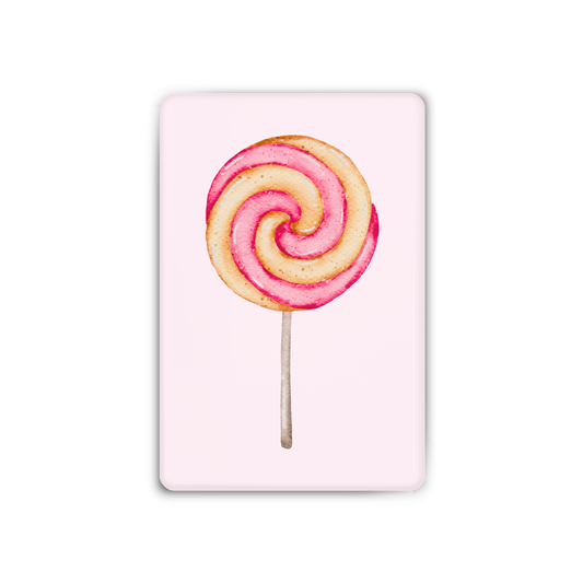 Pink Lollipop Swirl Magnet
