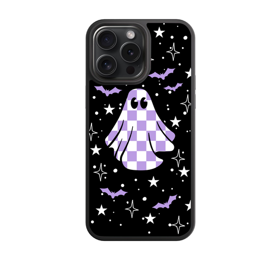 Checkered Ghost Purple Phone Case