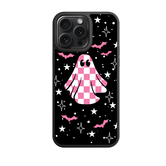 Checkered Ghost Pink Phone Case