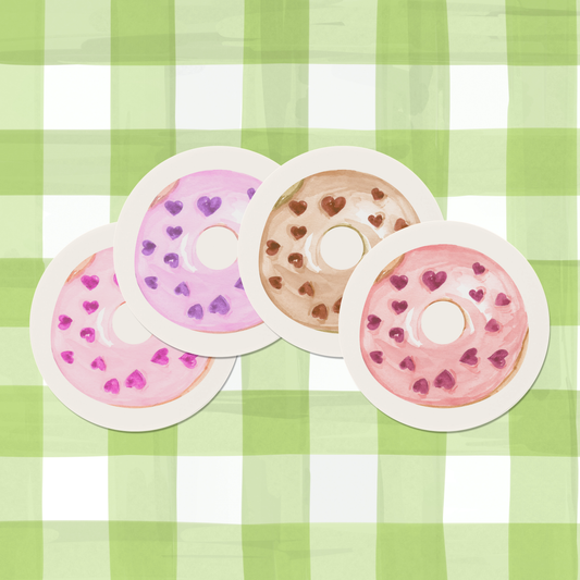 Glazed Donut Magnet Set