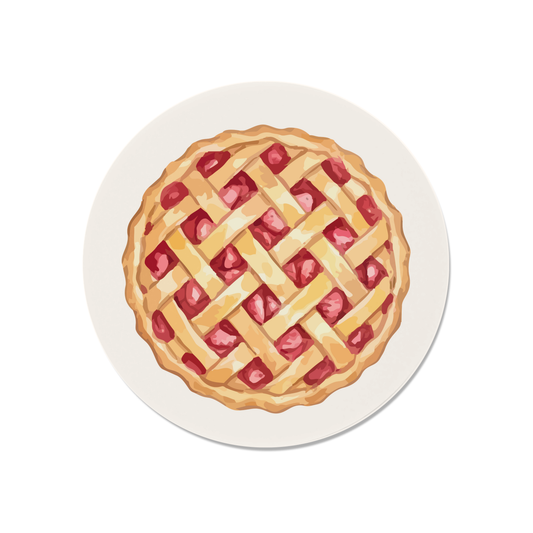 Strawberry Pie Magnet