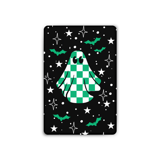 Checkered Ghost Green Magnet