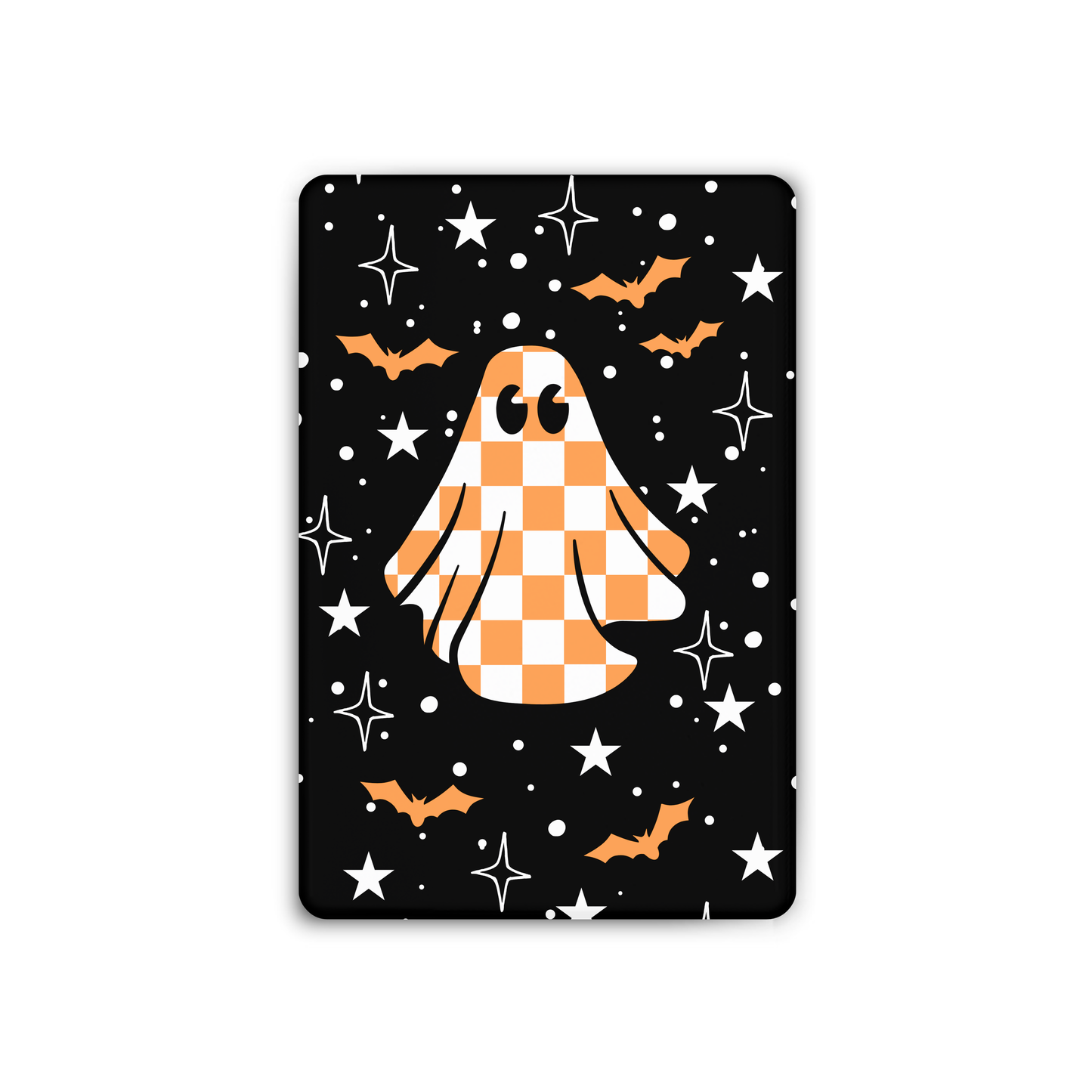 Checkered Ghost Orange Magnet