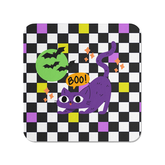 Boo! Halloween Cat Magnet
